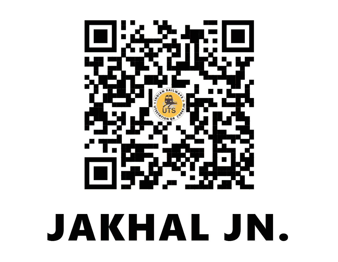 UTS QR Code for JAKHAL JN. - JHL - NR (HARYANA)
