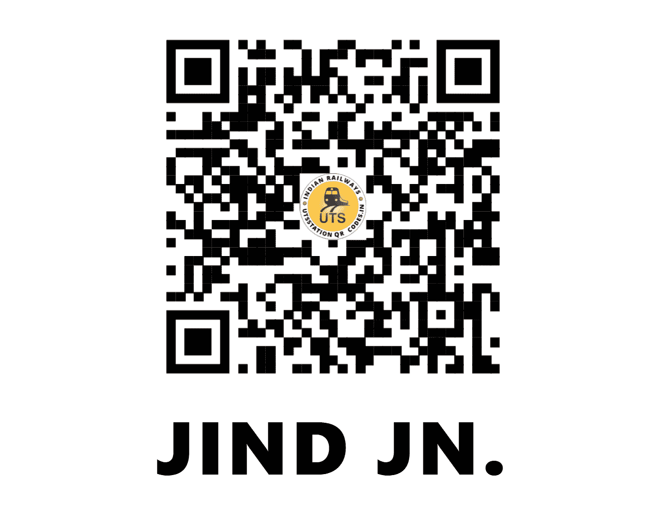UTS QR Code for JIND JN. - JIND - NR (HARYANA)