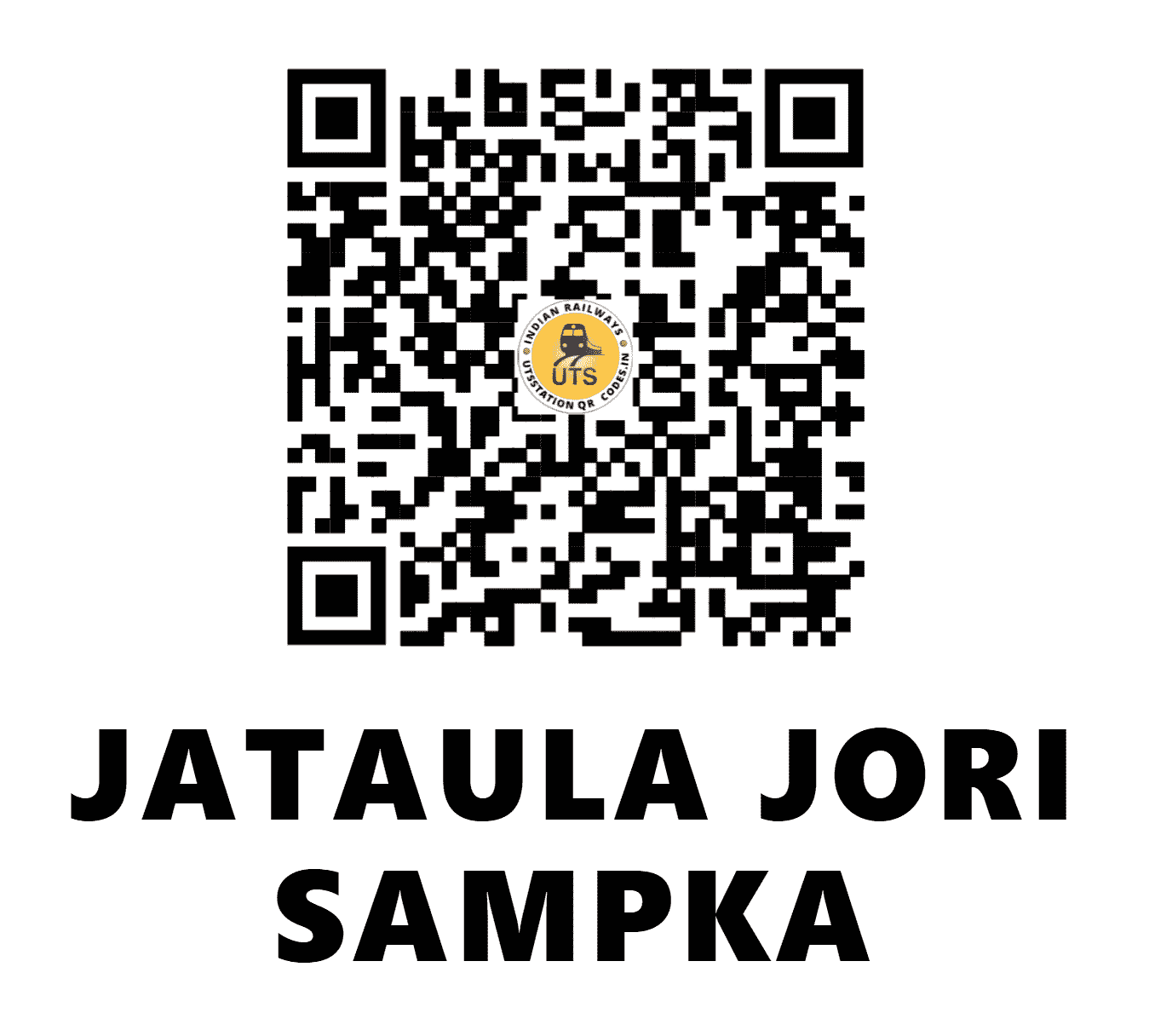 UTS QR Code for JATAULA JORI SAMPKA - JSKA - NR (HARYANA)