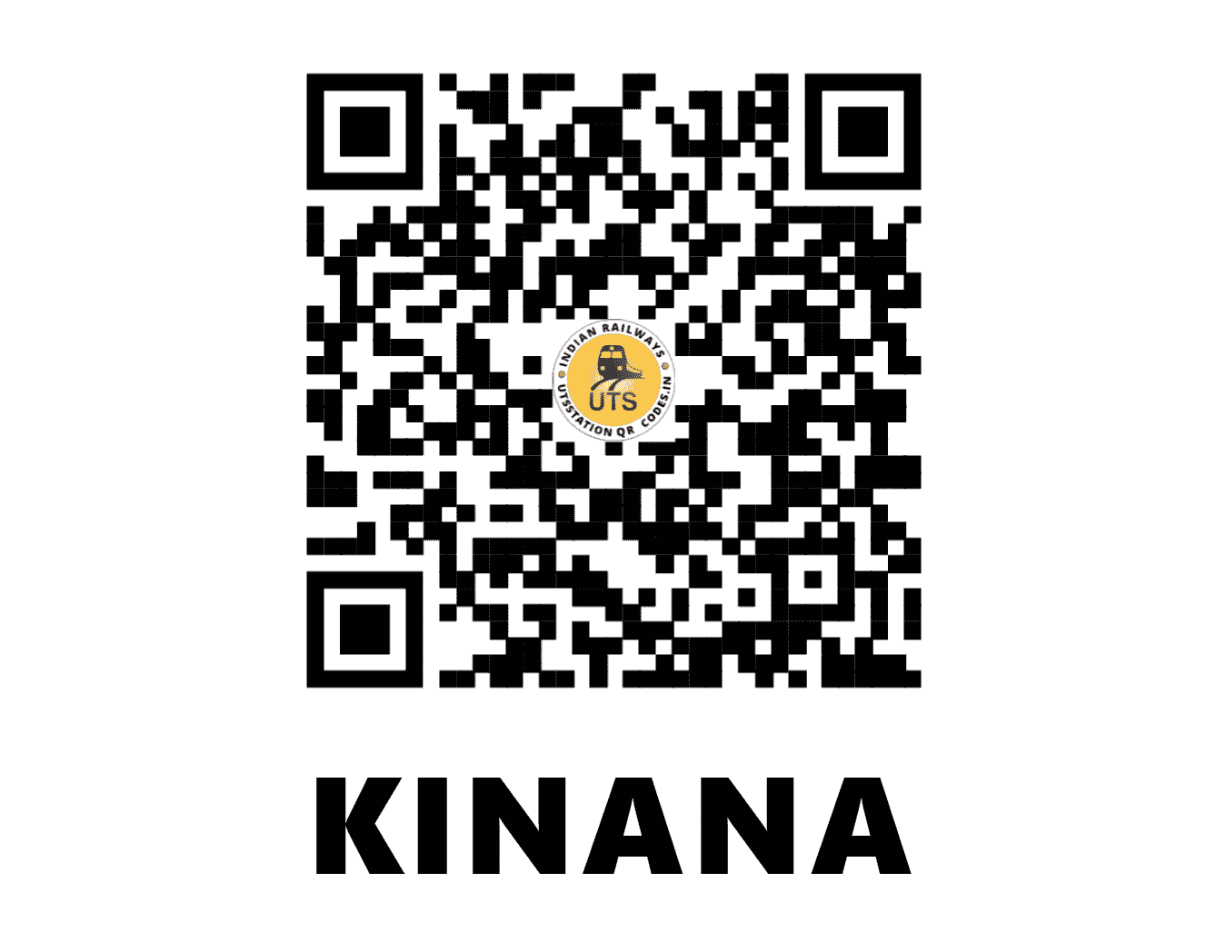 UTS QR Code for KINANA - KIU - NR (HARYANA)