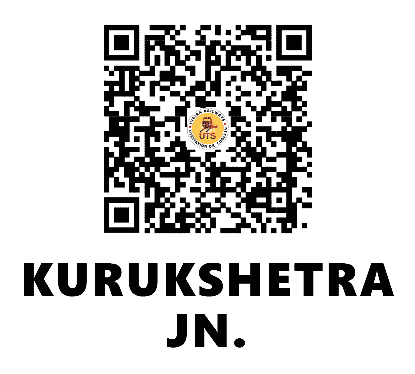 UTS QR Code for KURUKSHETRA JN. - KKDE - NR (HARYANA)