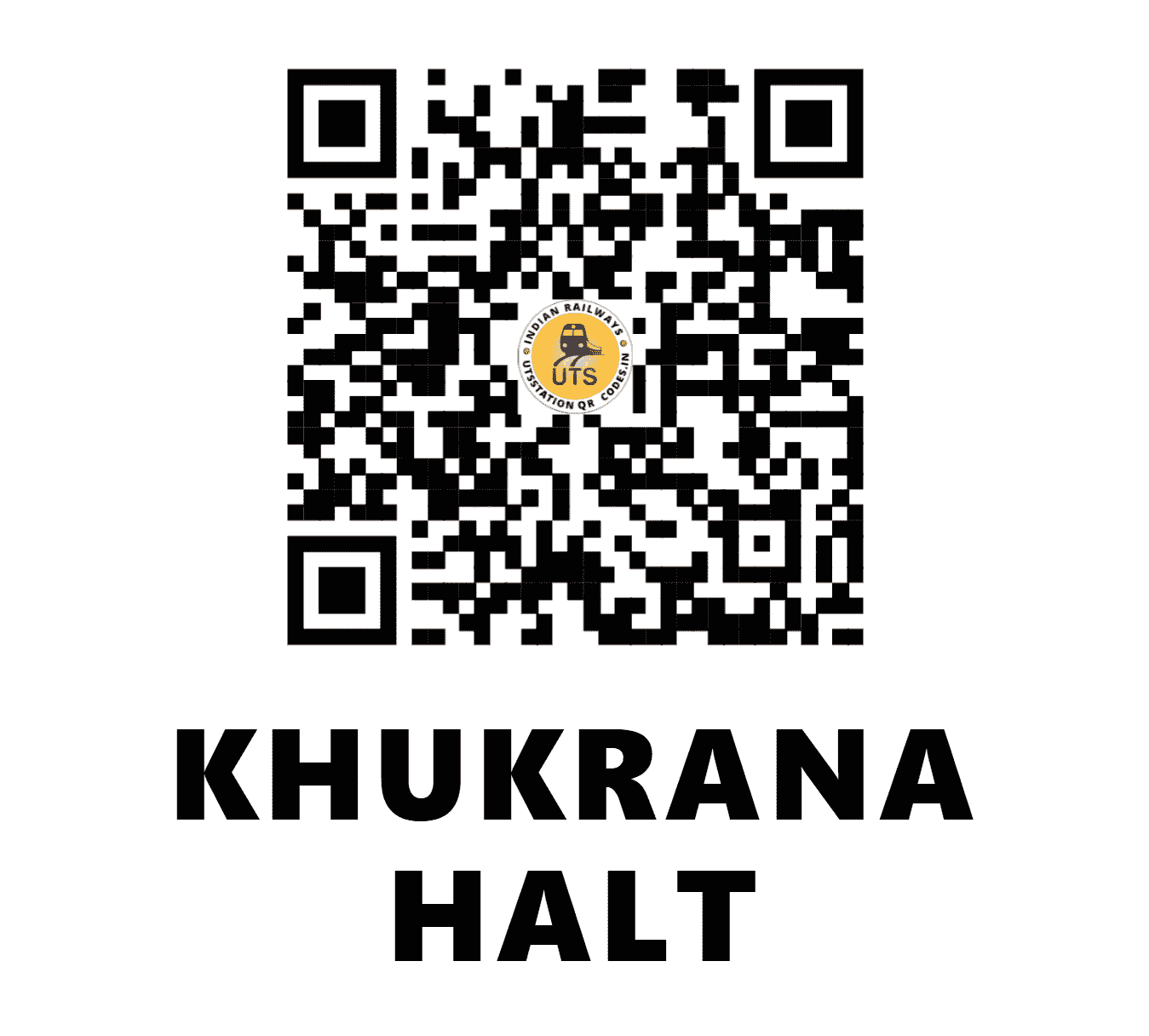UTS QR Code for KHUKRANA HALT - KURN - NR (HARYANA)