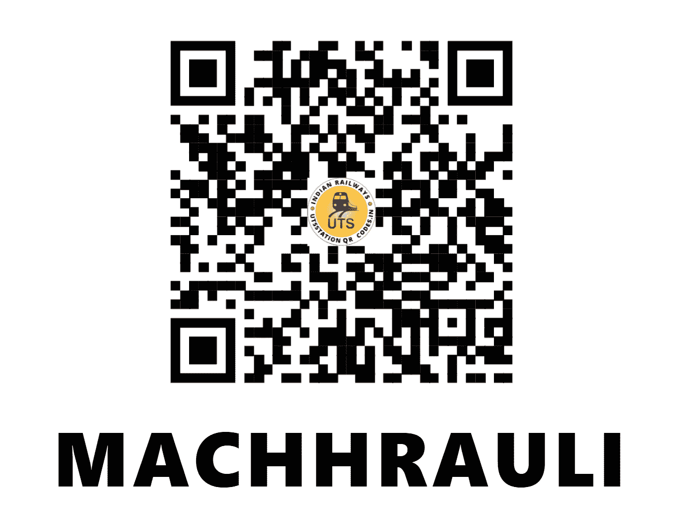 UTS QR Code for MACHHRAULI - MHRI - NR (HARYANA)