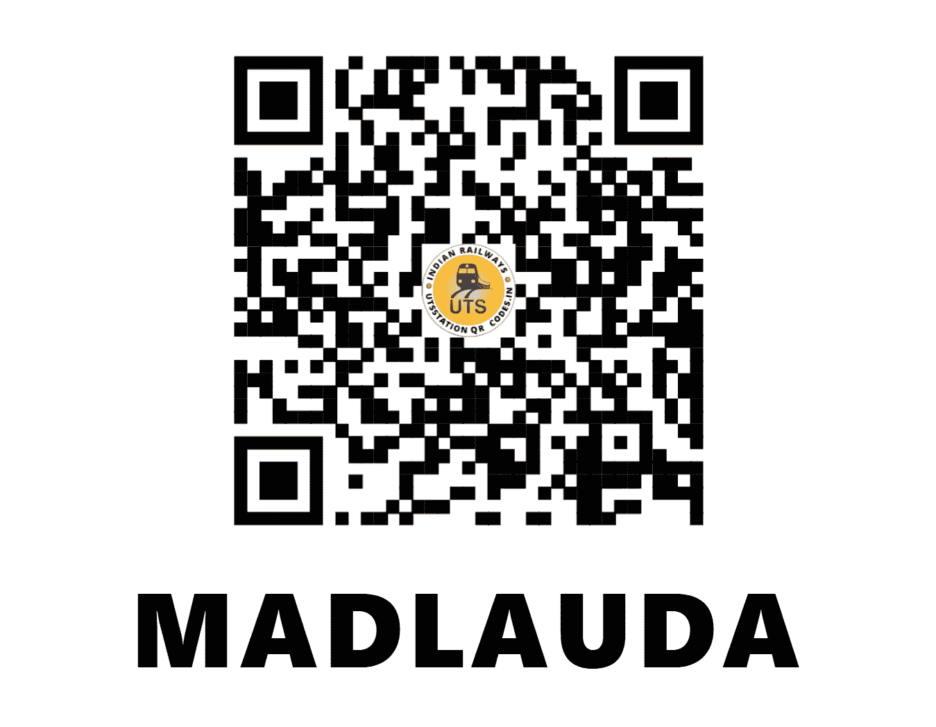 UTS QR Code for MADLAUDA - MLDE - NR (HARYANA)