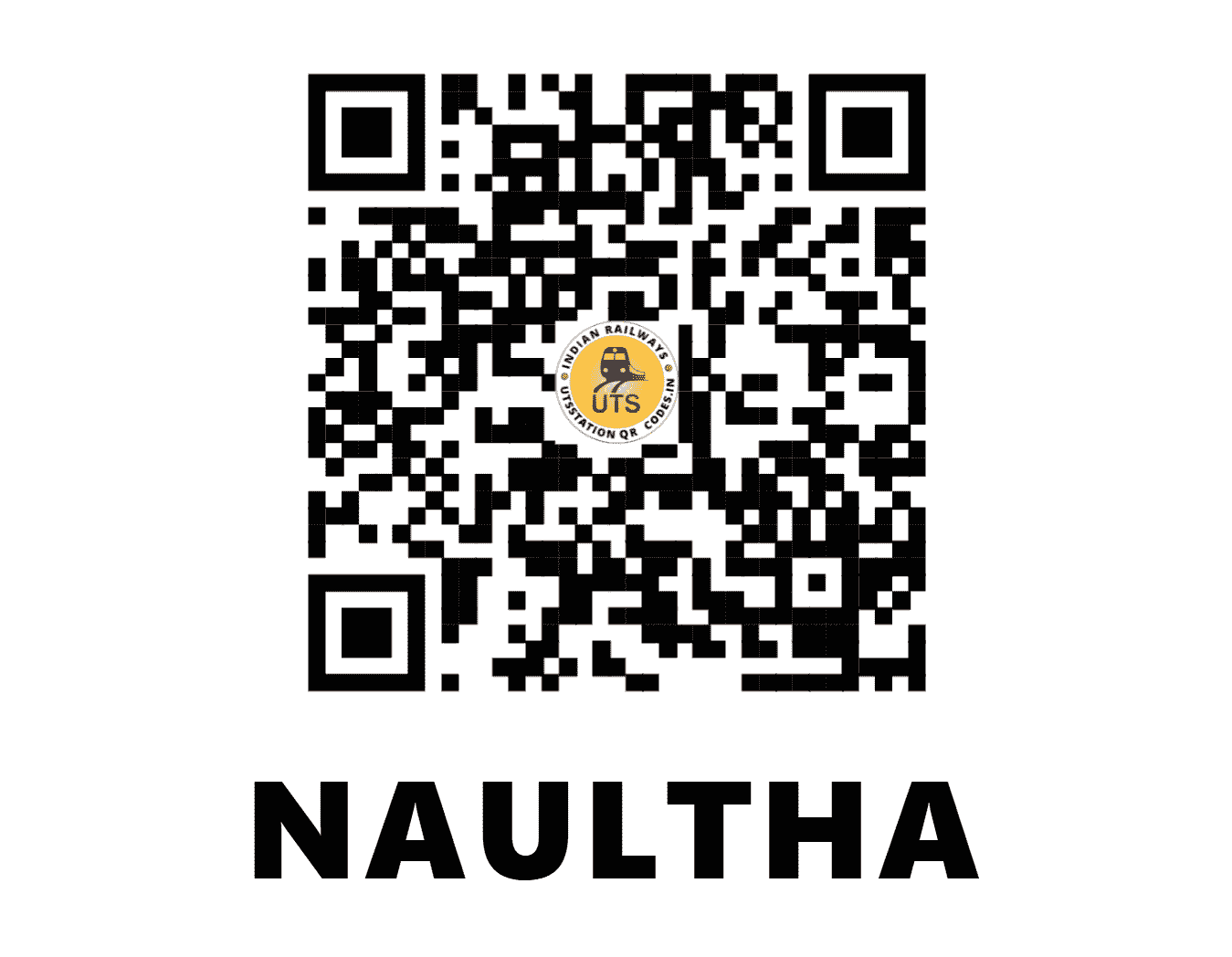 UTS QR Code for NAULTHA - NLH - NR (HARYANA)