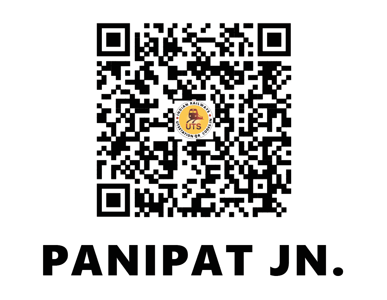 UTS QR Code for PANIPAT JN. - PNP - NR (HARYANA)