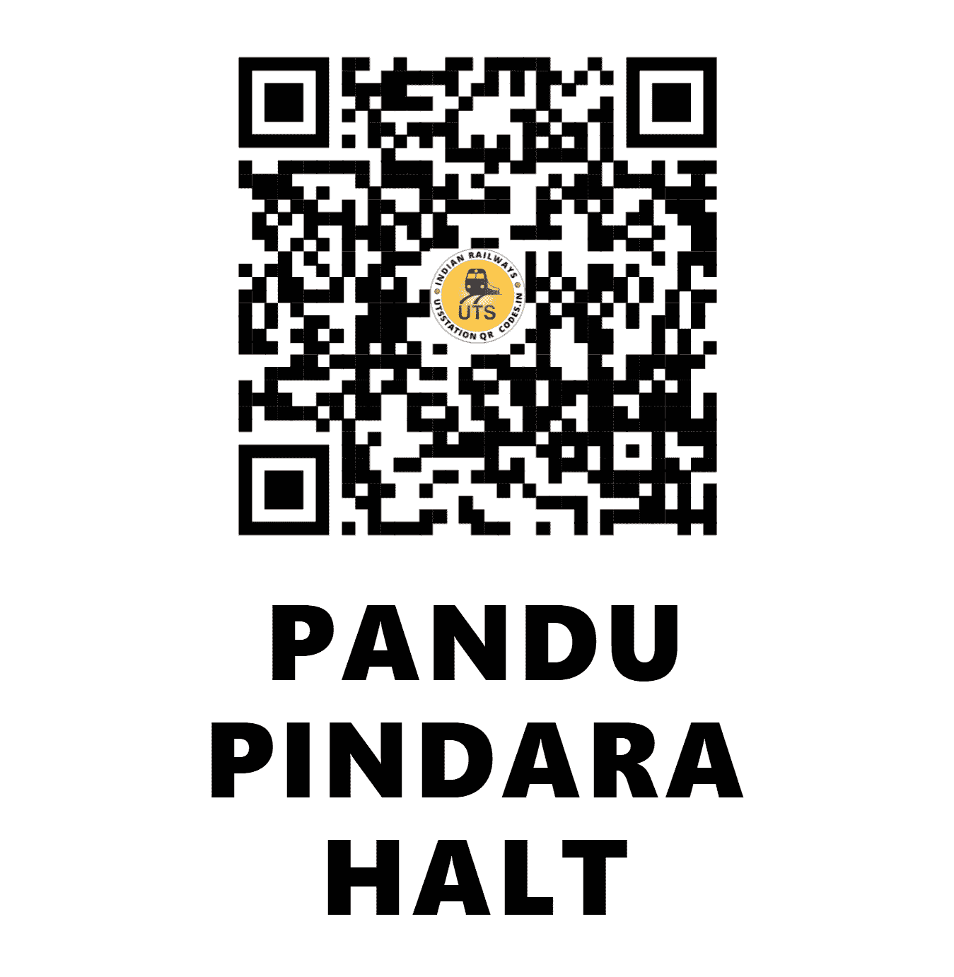UTS QR Code for PANDU PINDARA HALT - PPDE - NR (HARYANA)