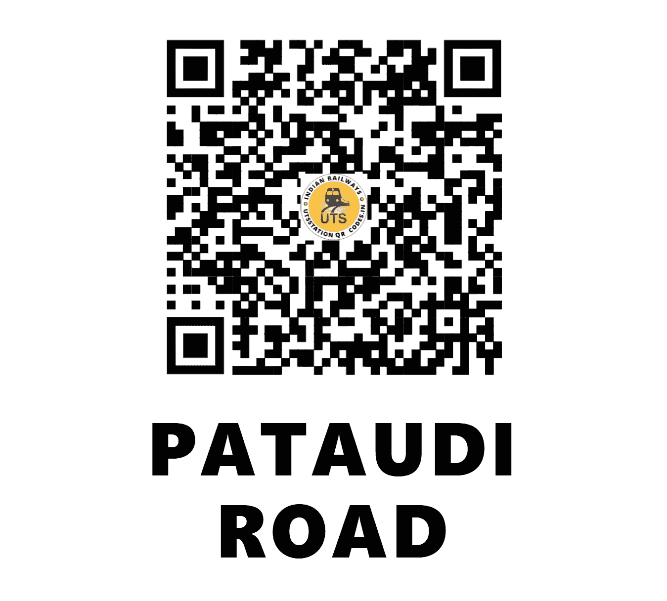 UTS QR Code for PATAUDI ROAD - PTRD - NR (HARYANA)
