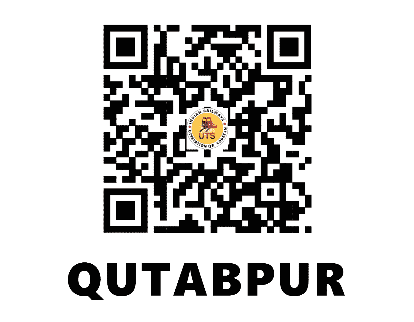 UTS QR Code for QUTABPUR - QTP - NR (HARYANA)