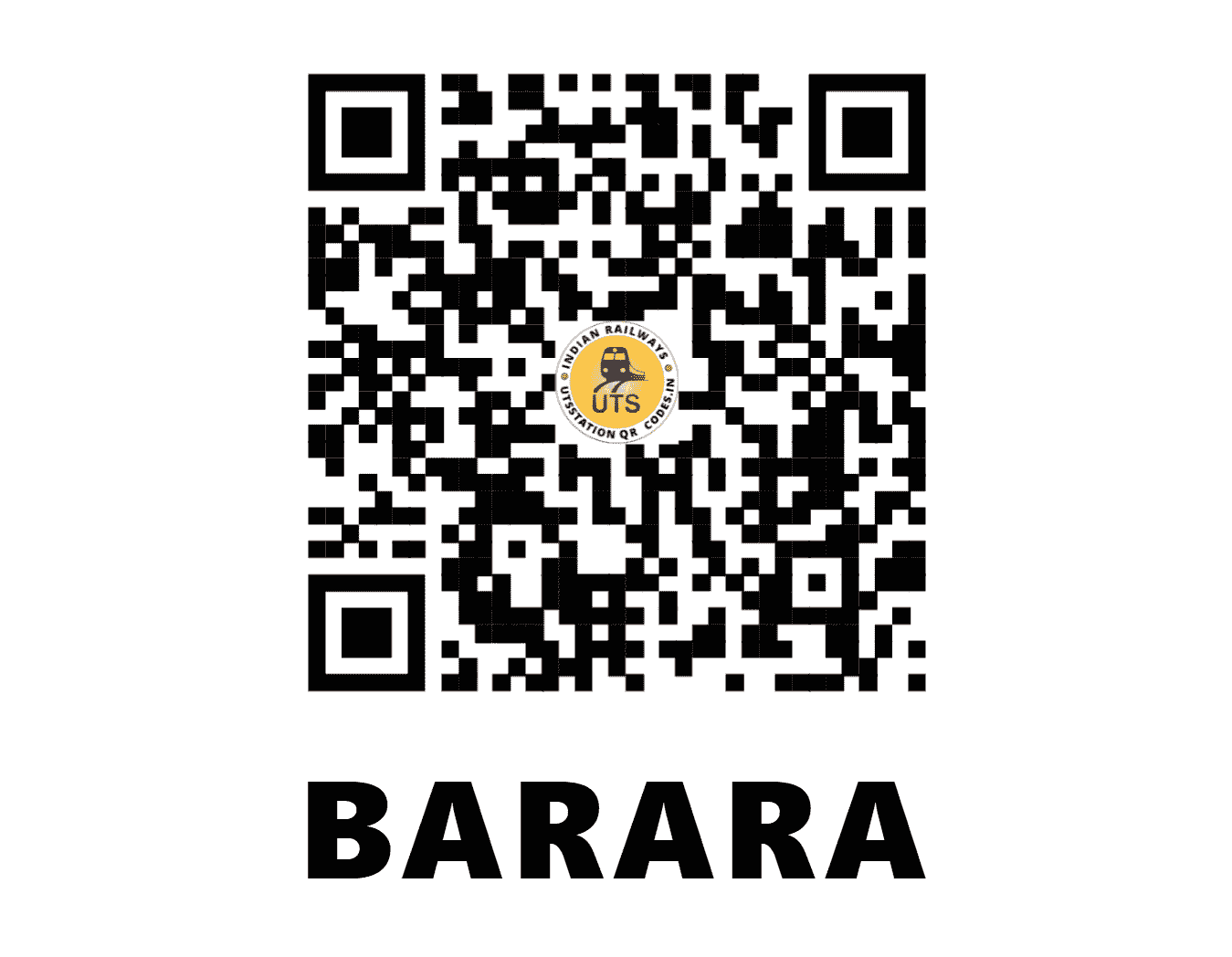 UTS QR Code for BARARA - RAA - NR (HARYANA)