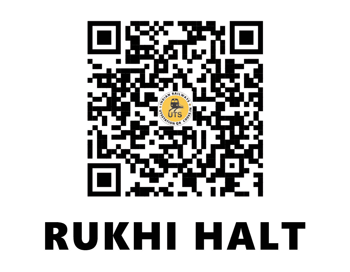 UTS QR Code for RUKHI HALT - RKX - NR (HARYANA)