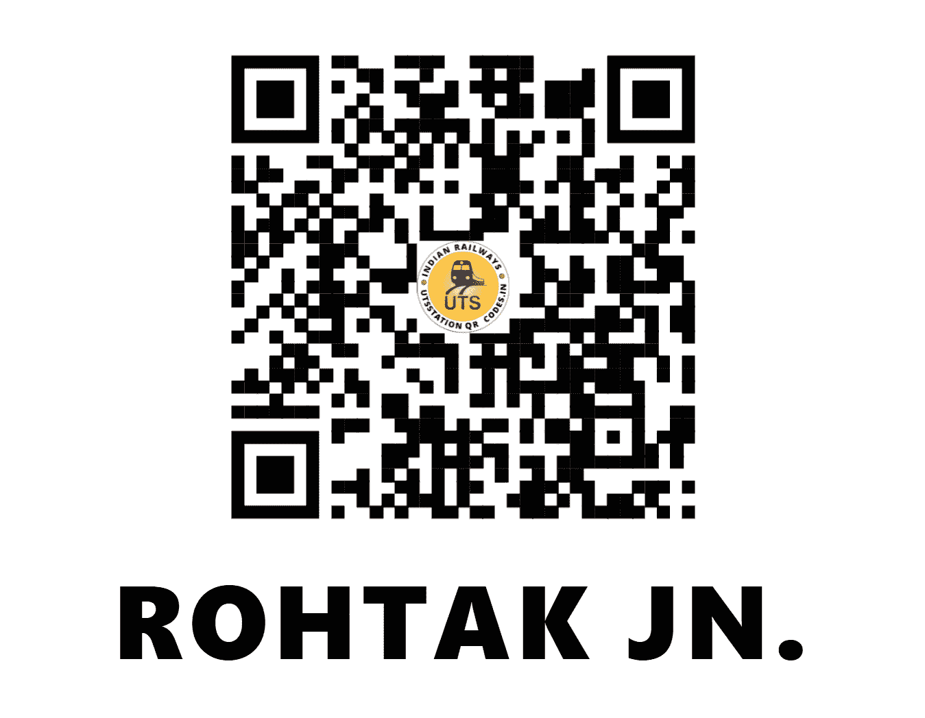 UTS QR Code for ROHTAK JN. - ROK - NR (HARYANA)