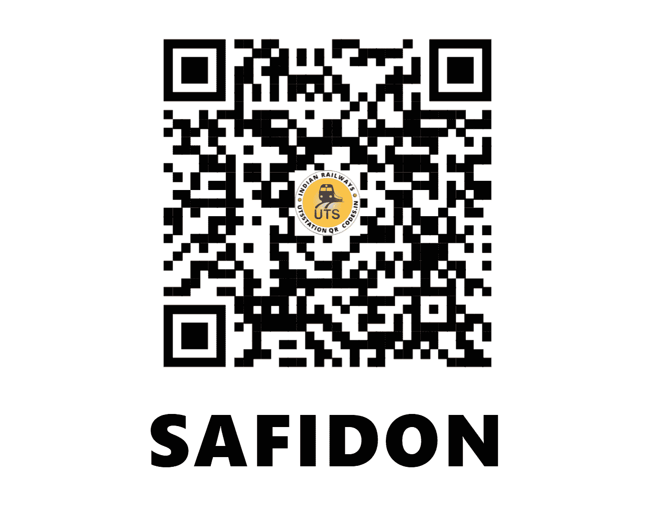 UTS QR Code for SAFIDON - SFDE - NR (HARYANA)