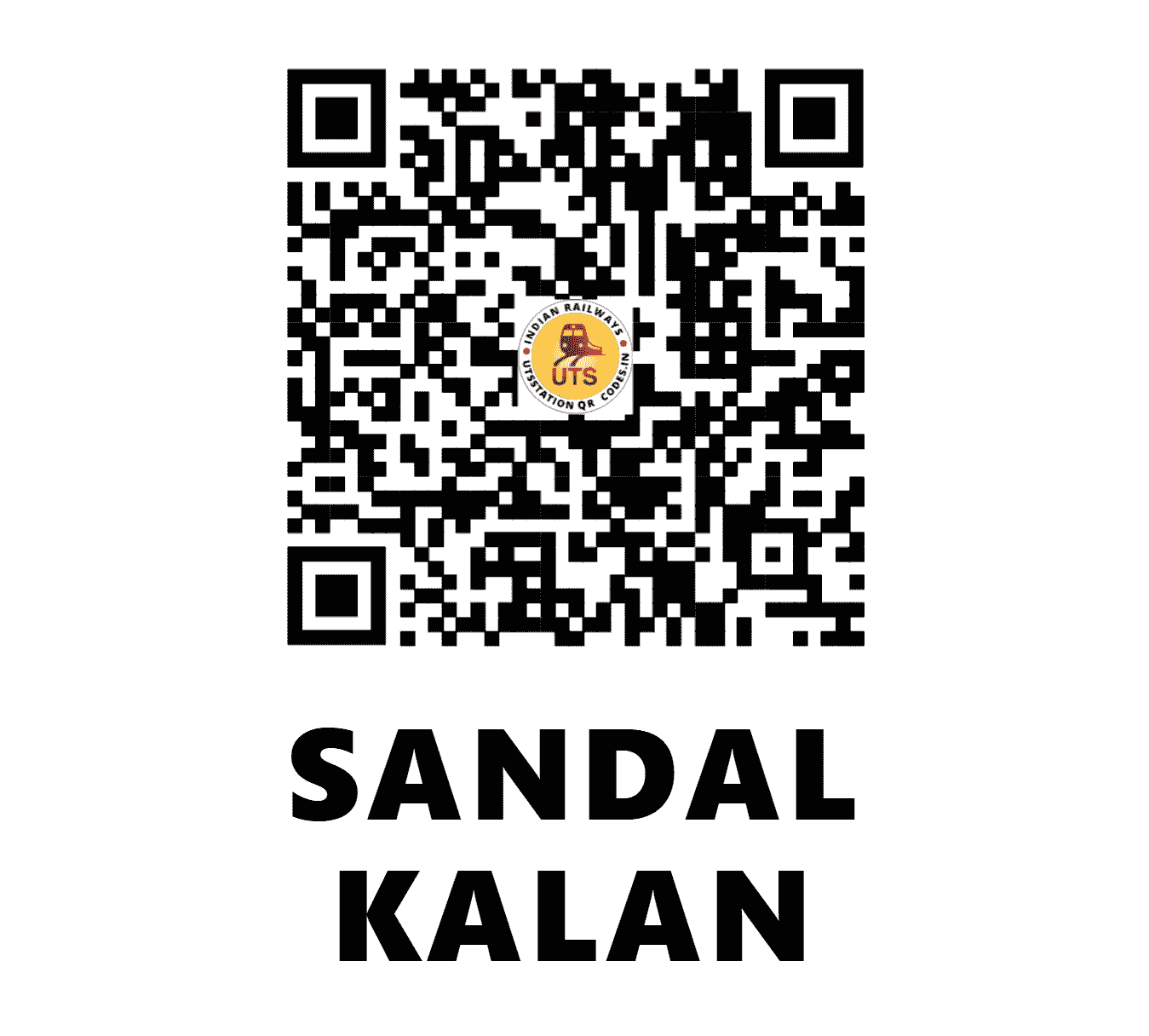 UTS QR Code for SANDAL KALAN - SLKN - NR (HARYANA)
