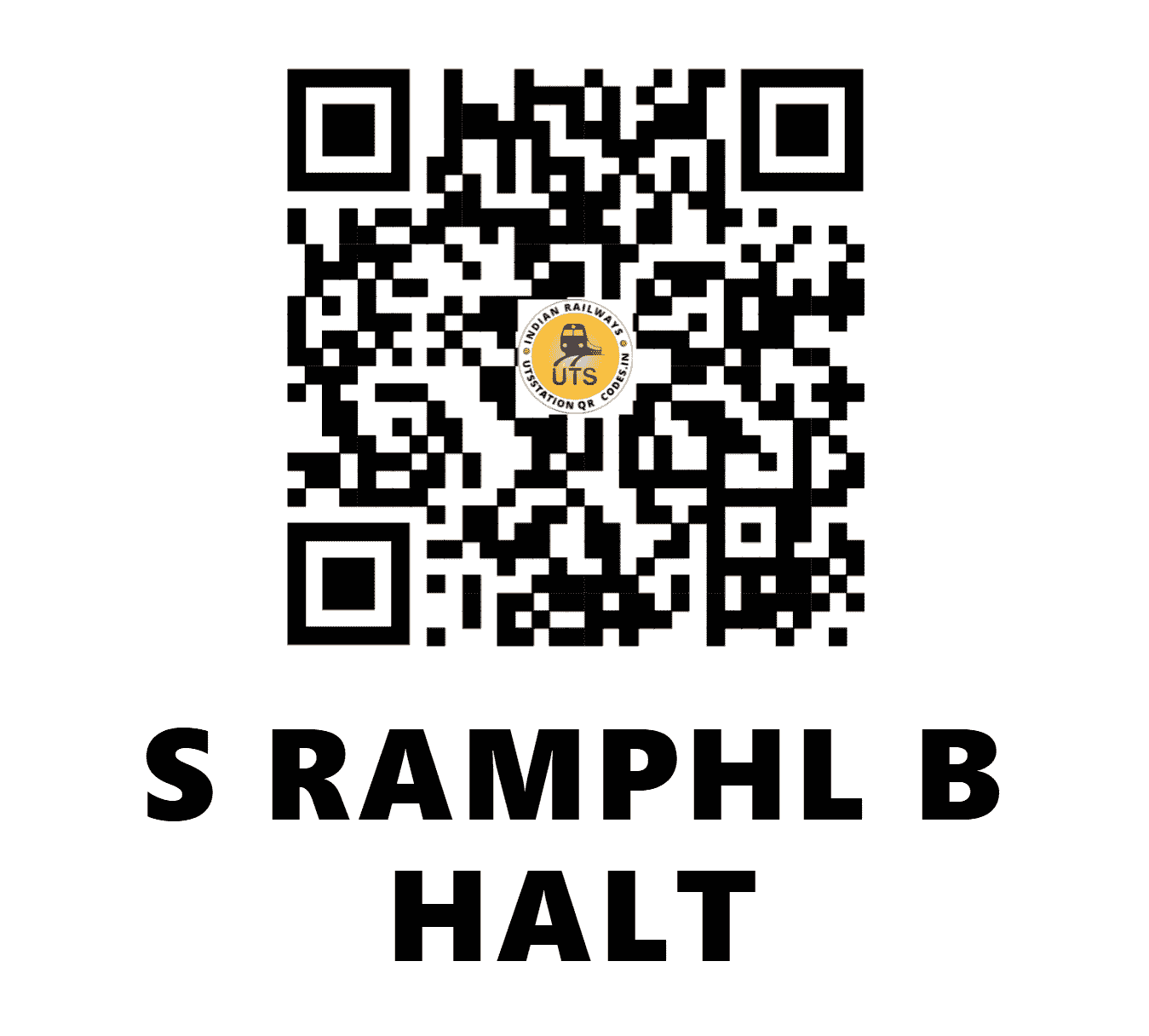 UTS QR Code for S RAMPHL B HALT - SRBH - NR (HARYANA)