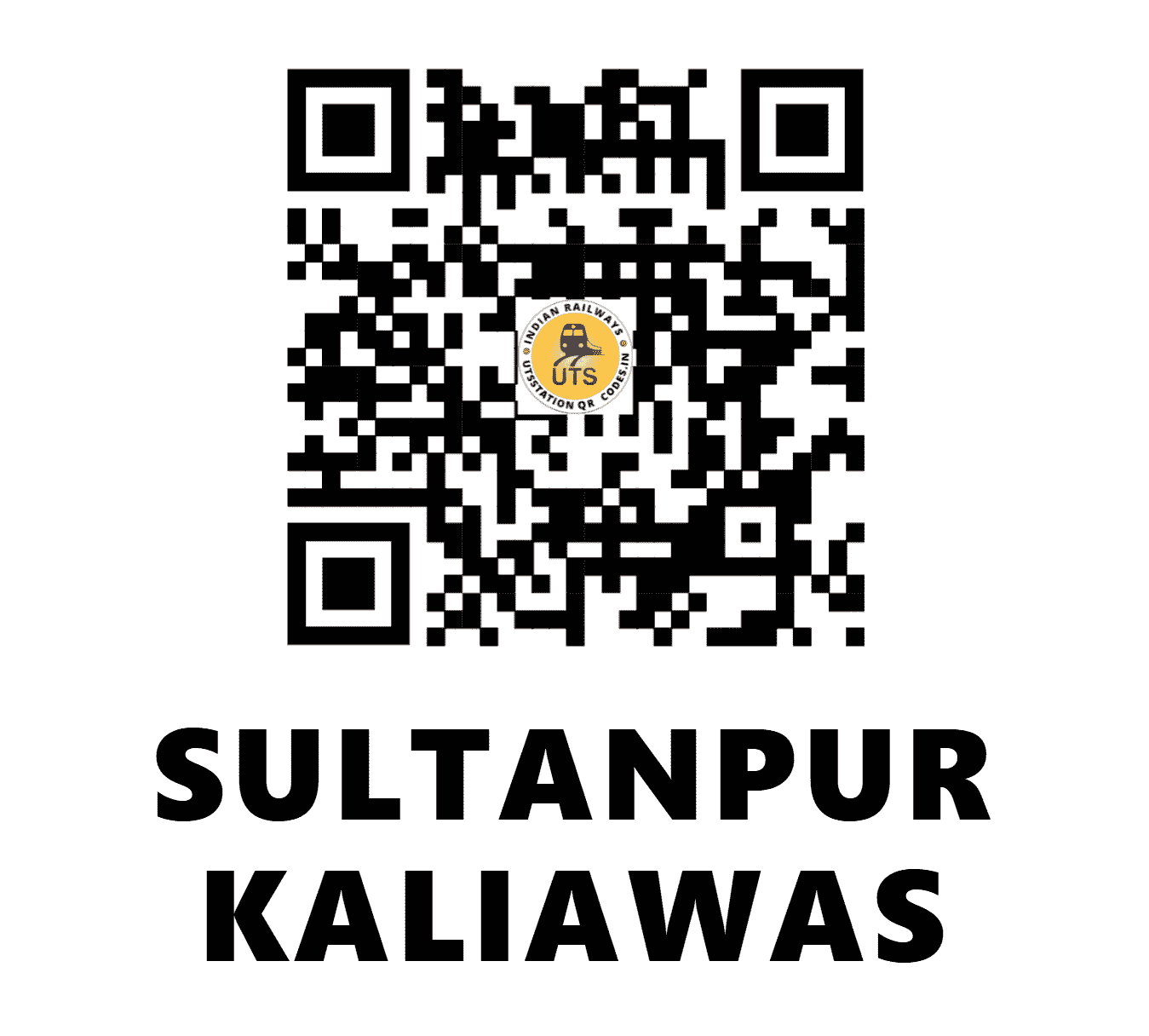 UTS QR Code for SULTANPUR KALIAWAS - STKW - NR (HARYANA)