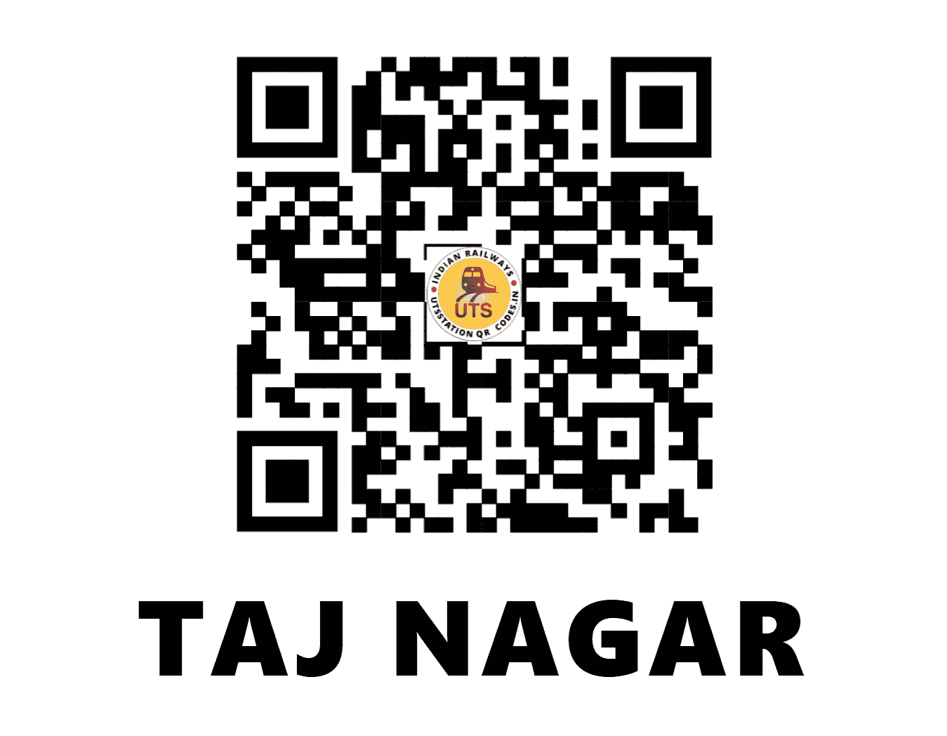 UTS QR Code for TAJ NAGAR - TNJR - NR (HARYANA)