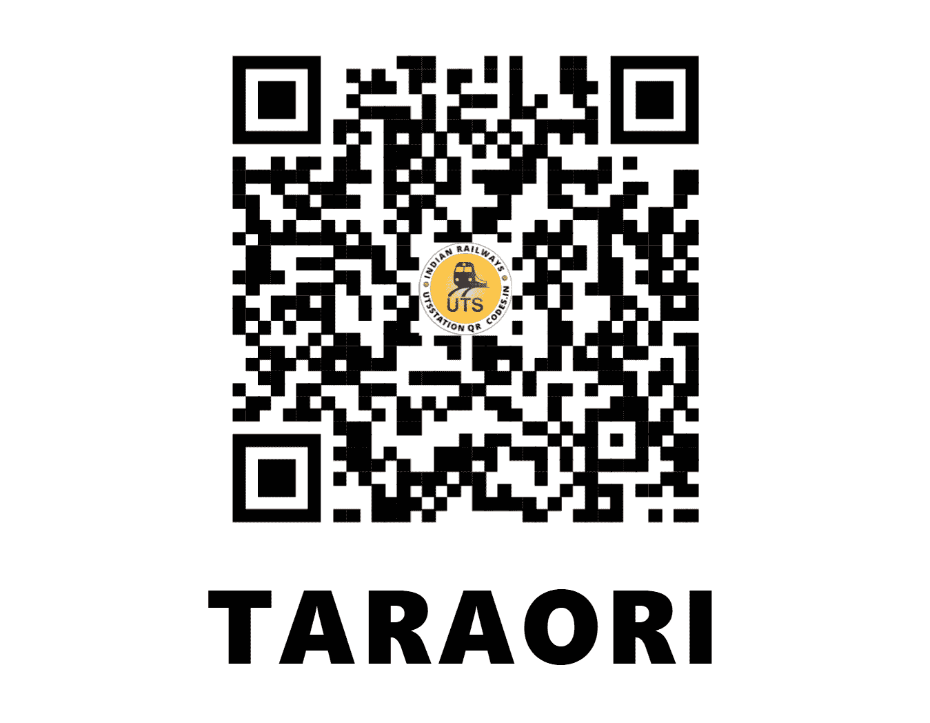UTS QR Code for TARAORI - TRR - NR (HARYANA)