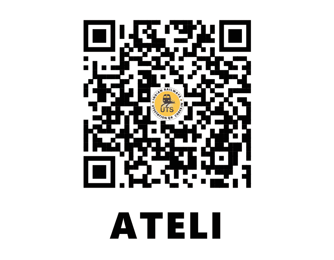 UTS QR Code for ATELI - AEL - NW (HARYANA)