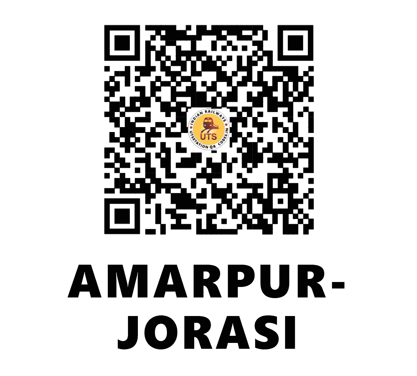 UTS QR Code for AMARPUR-JORASI - APJ - NW (HARYANA)