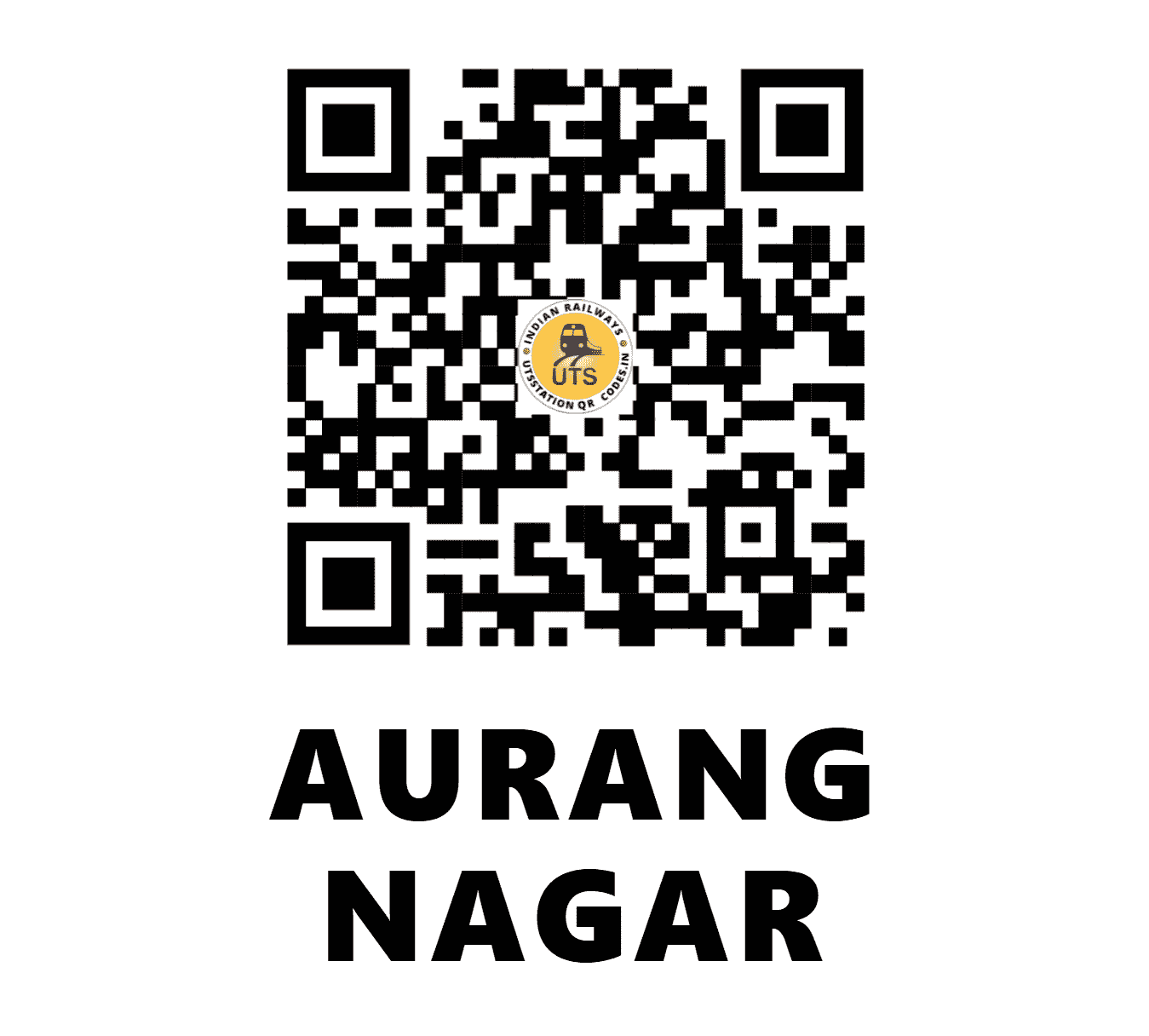 UTS QR Code for AURANG NAGAR - AUN - NW (HARYANA)