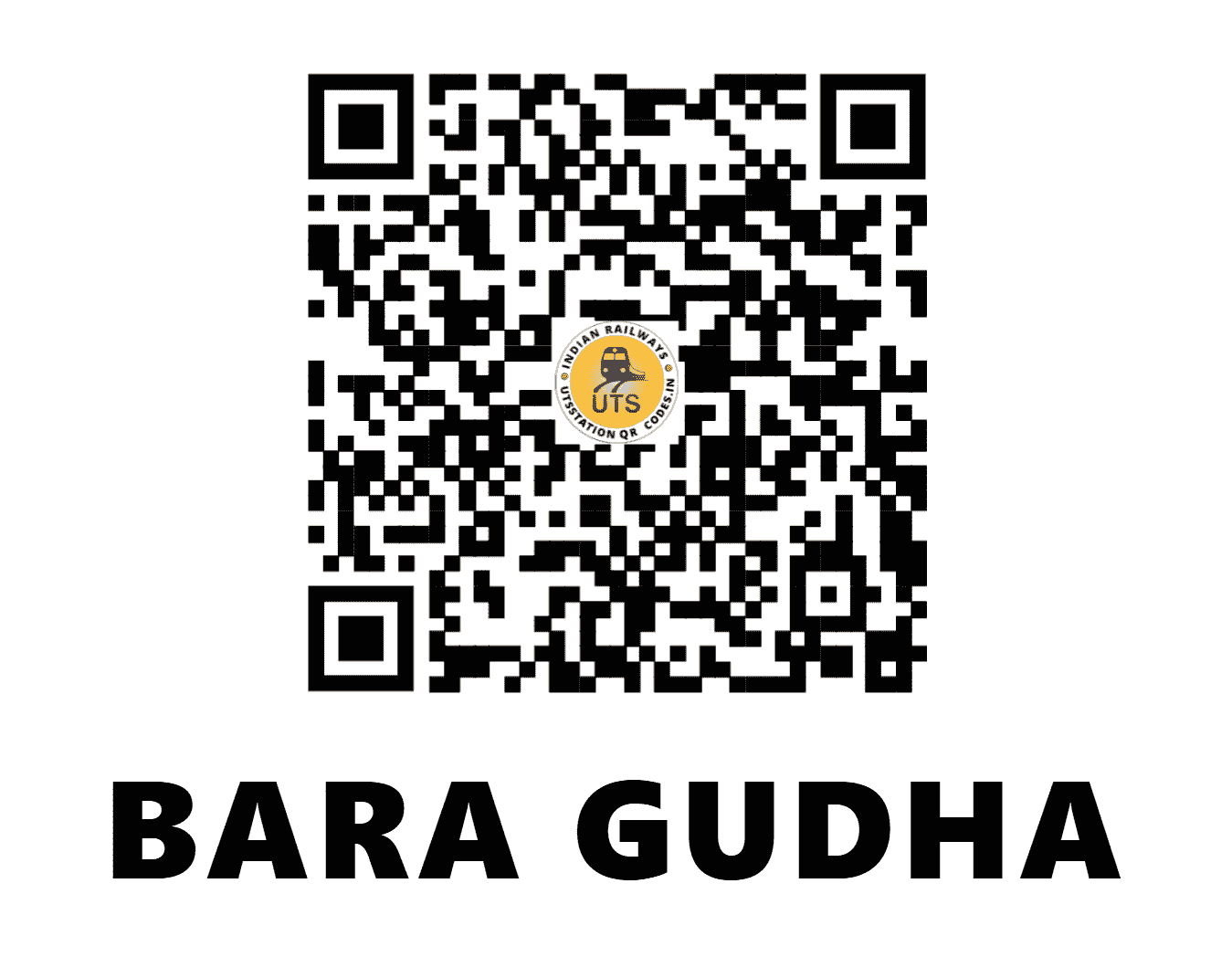 UTS QR Code for BARA GUDHA - BGD - NW (HARYANA)