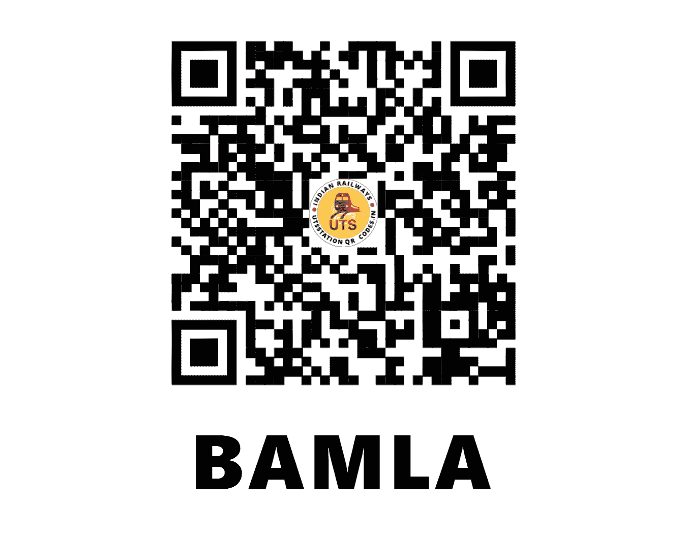 UTS QR Code for BAMLA - BMLL - NW (HARYANA)