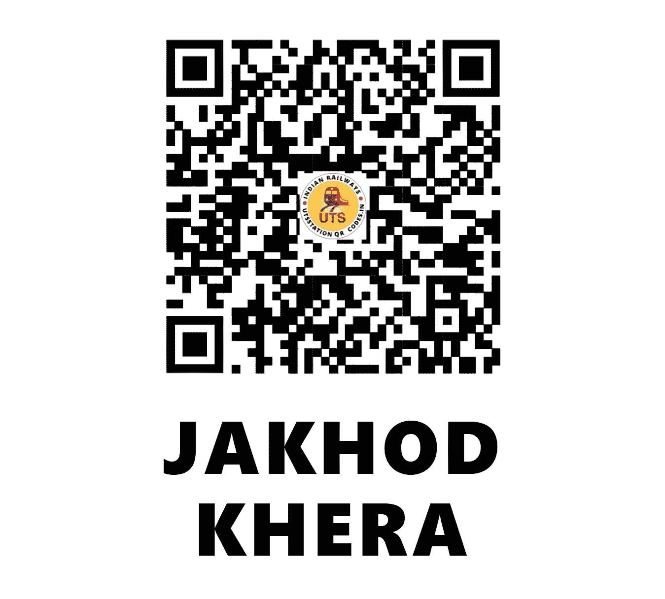 UTS QR Code for JAKHOD KHERA - JKHI - NW (HARYANA)