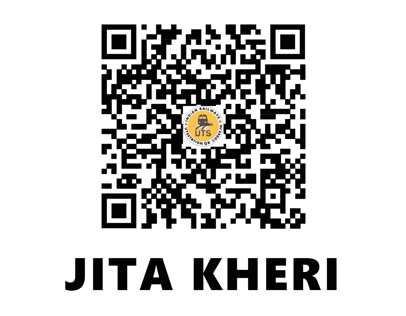 UTS QR Code for JITA KHERI - JKZ - NW (HARYANA)