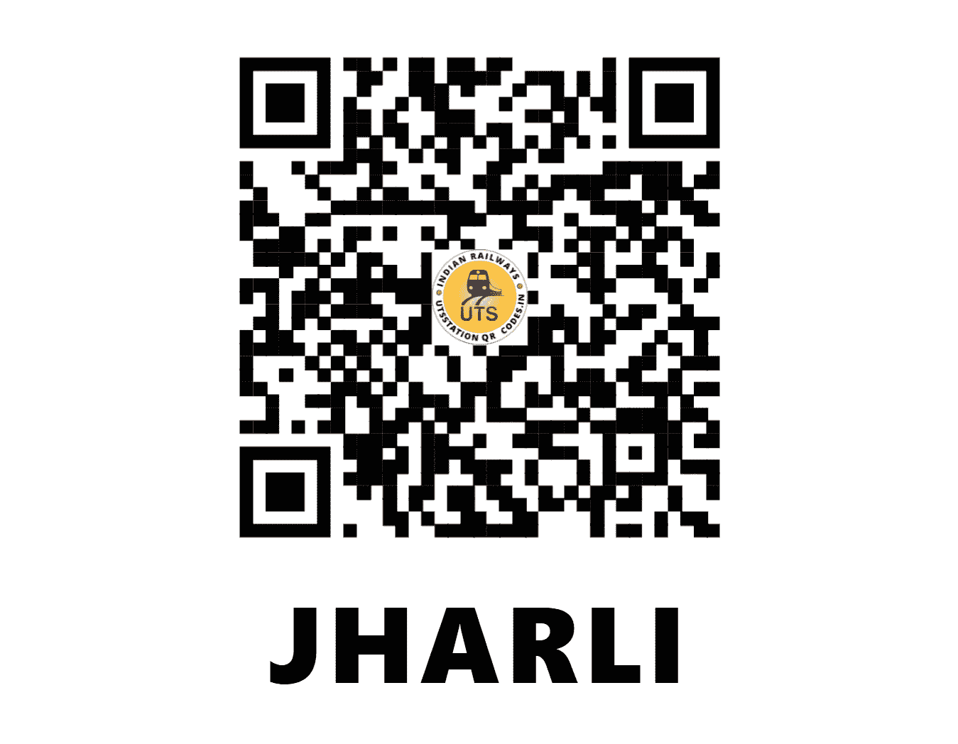 UTS QR Code for JHARLI - JRL - NW (HARYANA)