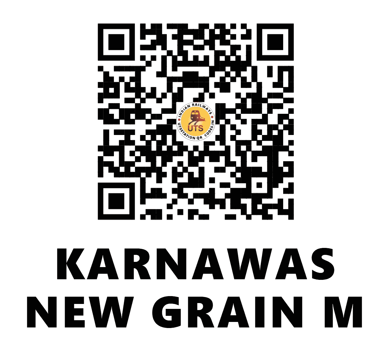 UTS QR Code for KARNAWAS NEW GRAIN M - KNGT - NW (HARYANA)