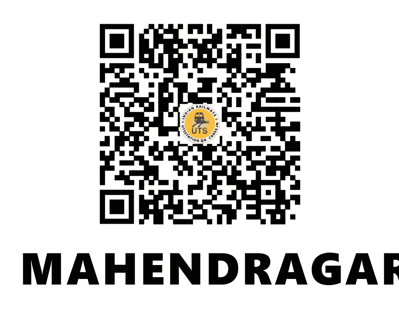 UTS QR Code for MAHENDRAGARH - MHRG - NW (HARYANA)