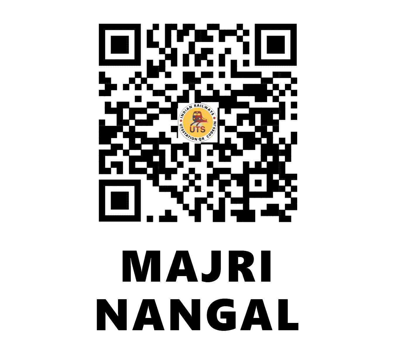UTS QR Code for MAJRI NANGAL - MJNL - NW (HARYANA)