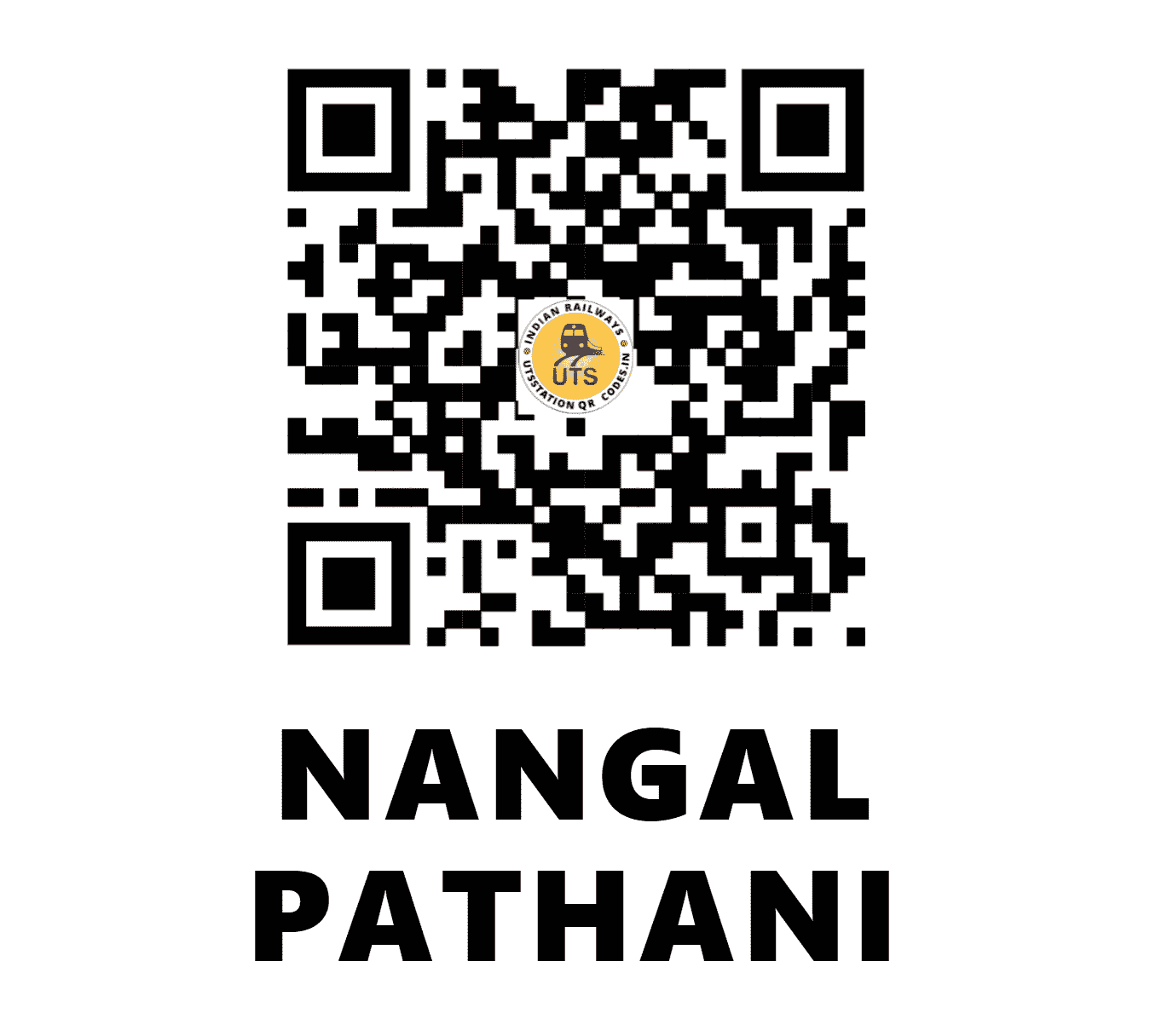 UTS QR Code for NANGAL PATHANI - NLQ - NW (HARYANA)