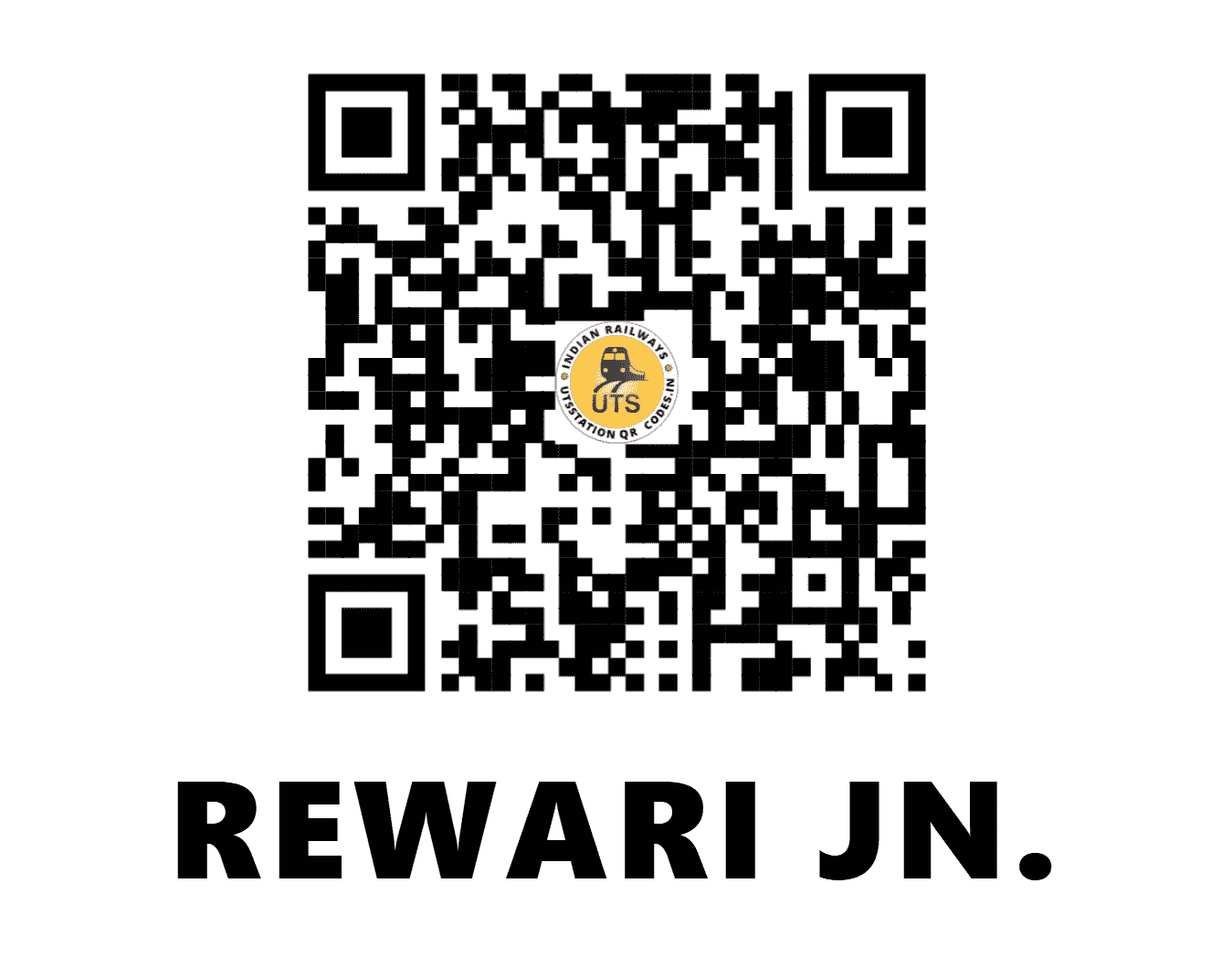 UTS QR Code for REWARI JN. - RE - NW (HARYANA)