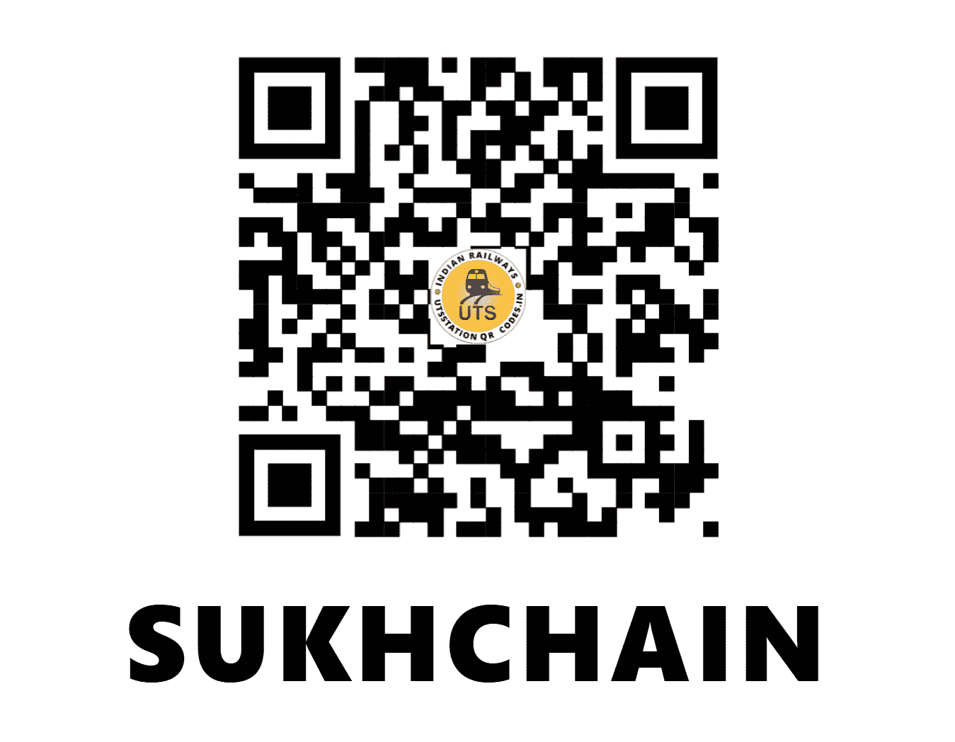 UTS QR Code for SUKHCHAIN - SCV - NW (HARYANA)