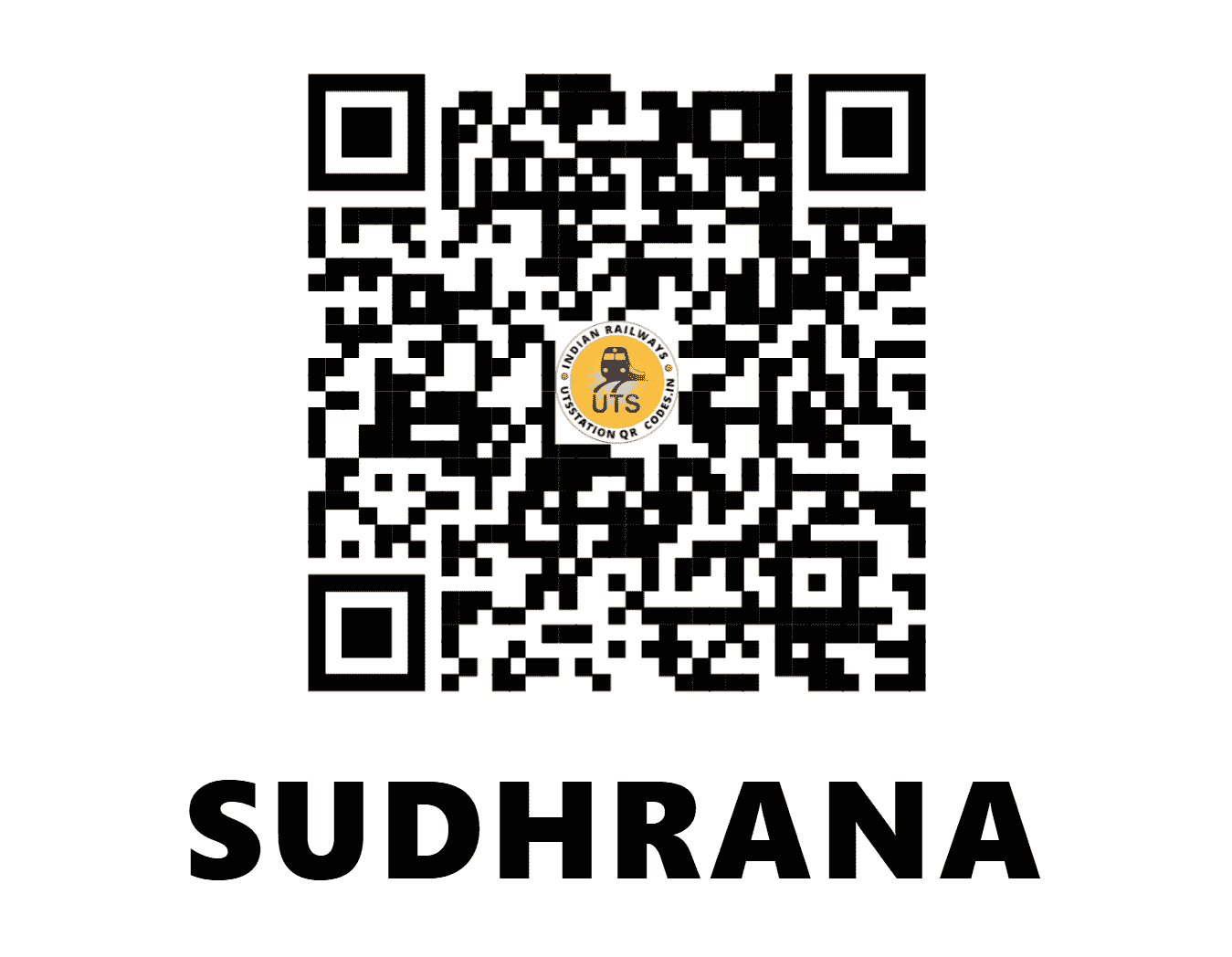 UTS QR Code for SUDHRANA - SDRA - NW (HARYANA)