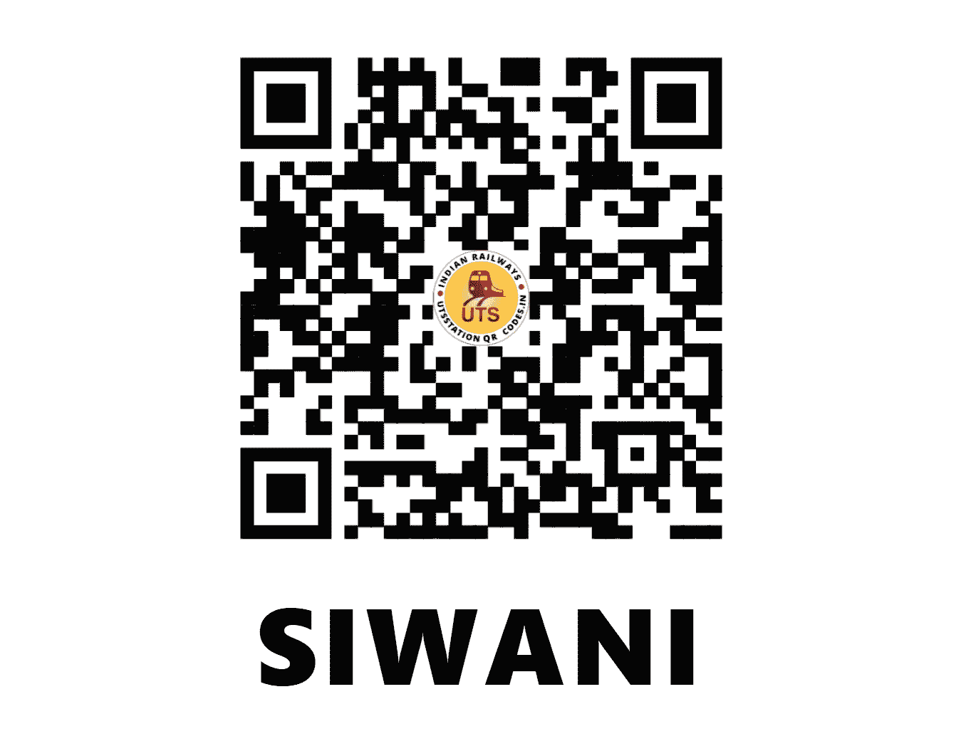 UTS QR Code for SIWANI - SWNI - NW (HARYANA)