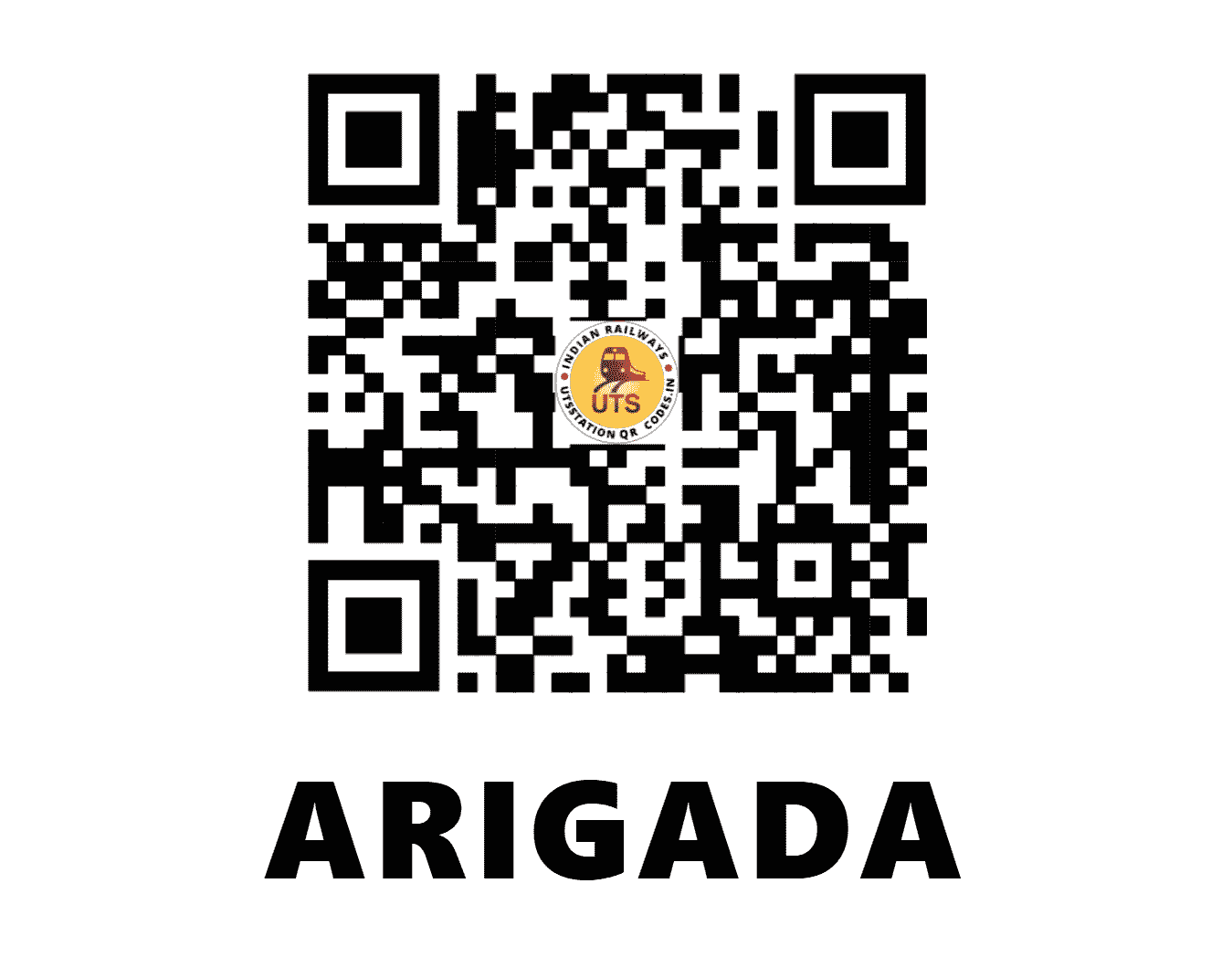 UTS QR Code for ARIGADA - ARGD - EC (JHARKHAND)