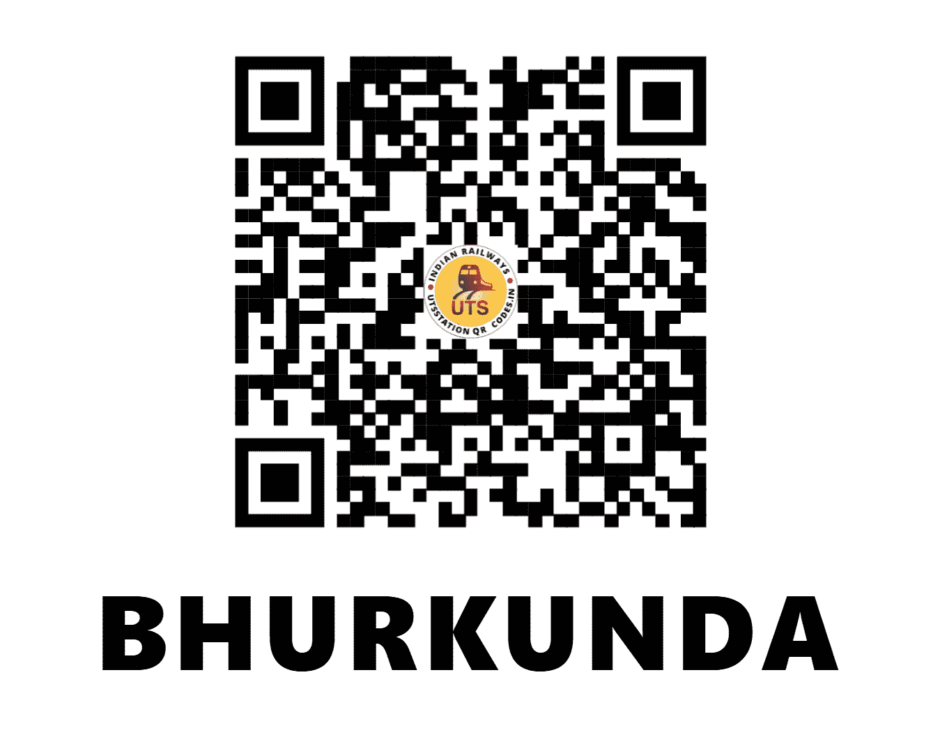 UTS QR Code for BHURKUNDA - BHKD - EC (JHARKHAND)