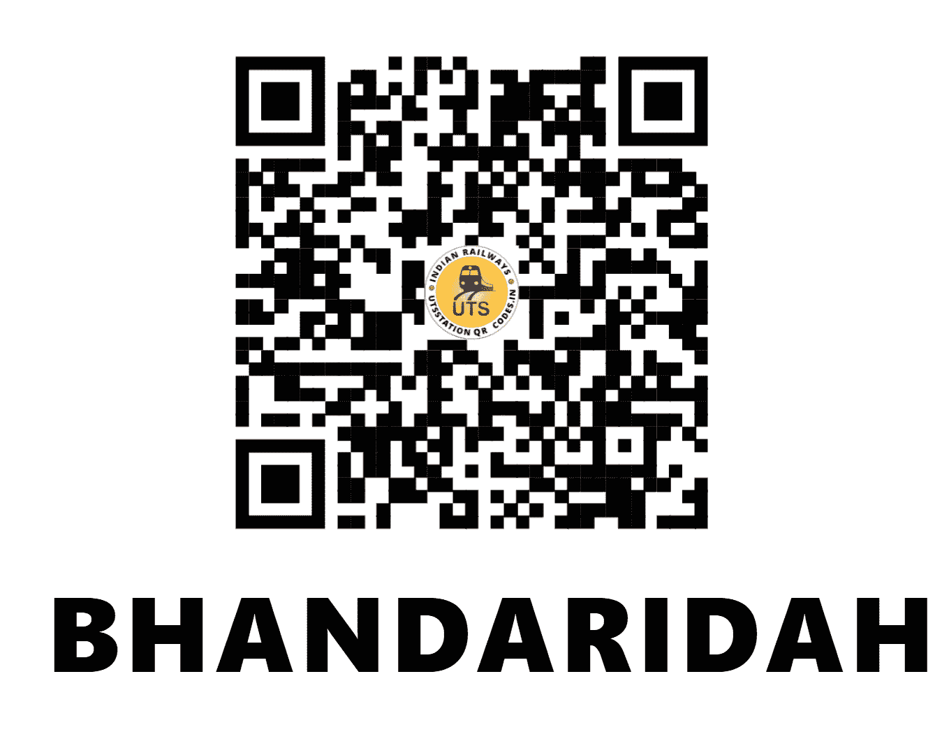 UTS QR Code for BHANDARIDAH - BHME - EC (JHARKHAND)