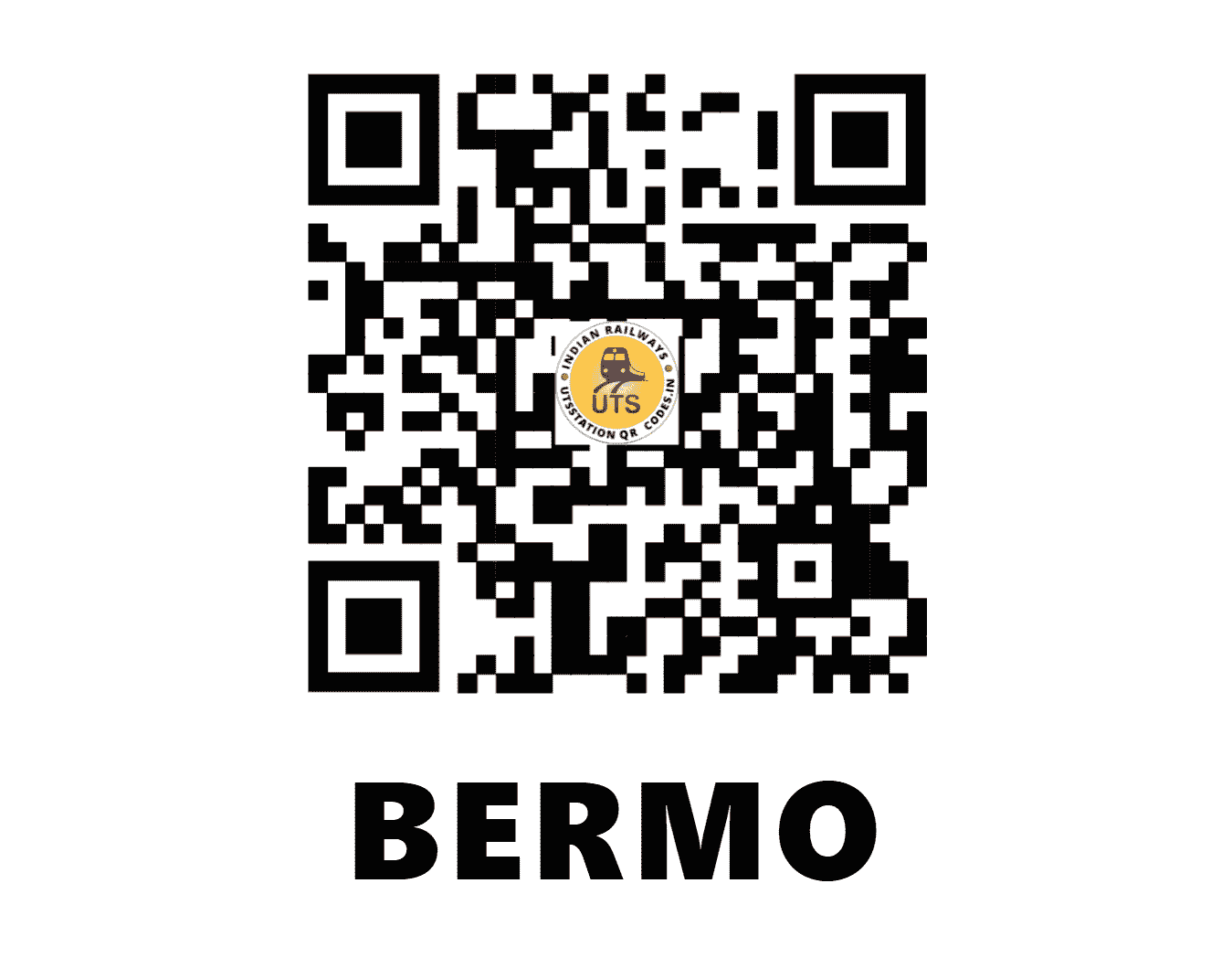 UTS QR Code for BERMO - BRMO - EC (JHARKHAND)