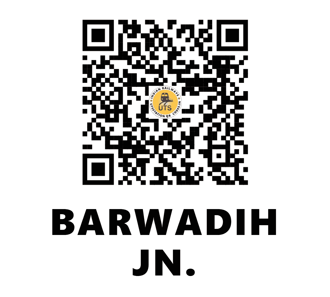 UTS QR Code for BARWADIH JN. - BRWD - EC (JHARKHAND)