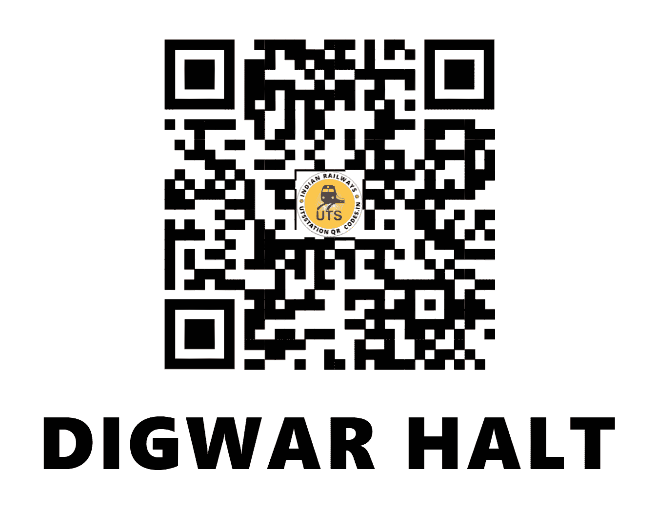 UTS QR Code for DIGWAR HALT - DIWR - EC (JHARKHAND)