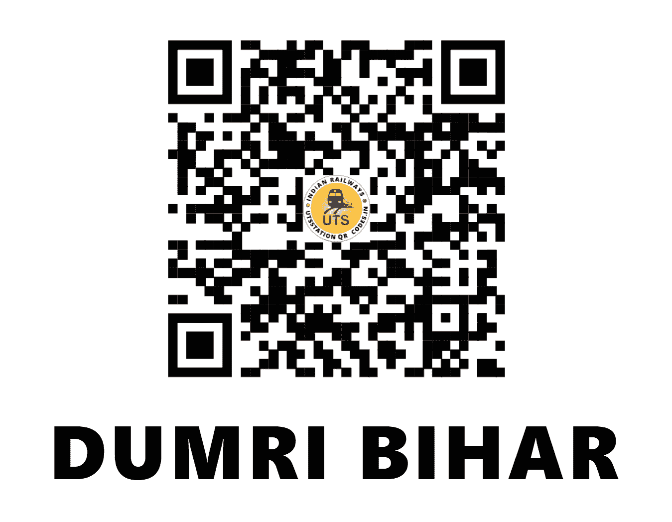 UTS QR Code for DUMRI BIHAR - DMBR - EC (JHARKHAND)