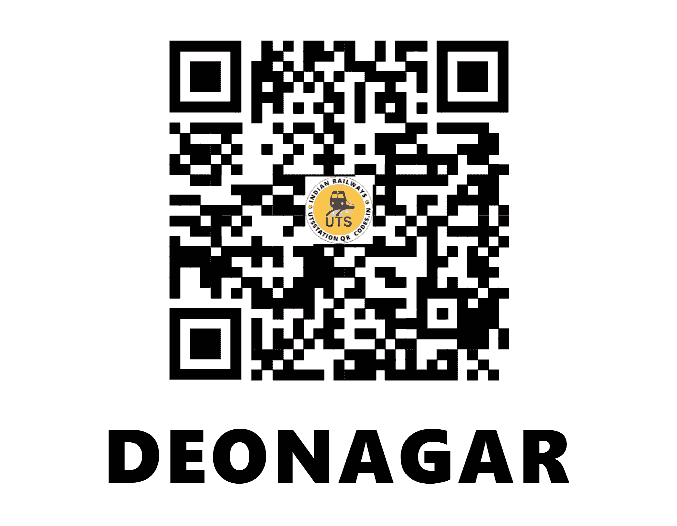 UTS QR Code for DEONAGAR - DNH - EC (JHARKHAND)