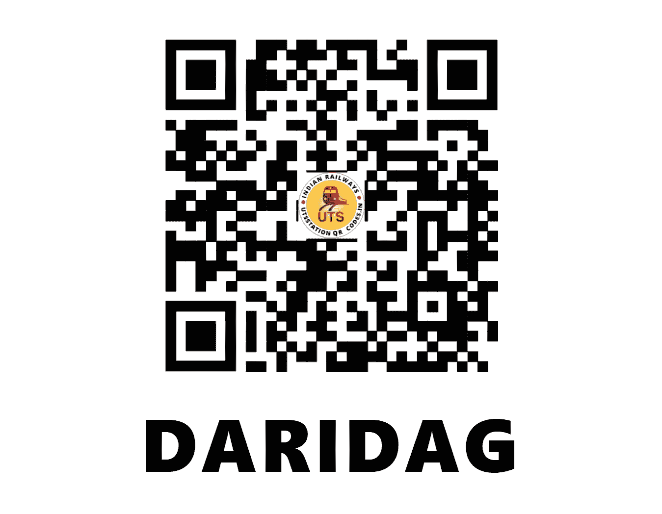 UTS QR Code for DARIDAG - DRDG - EC (JHARKHAND)