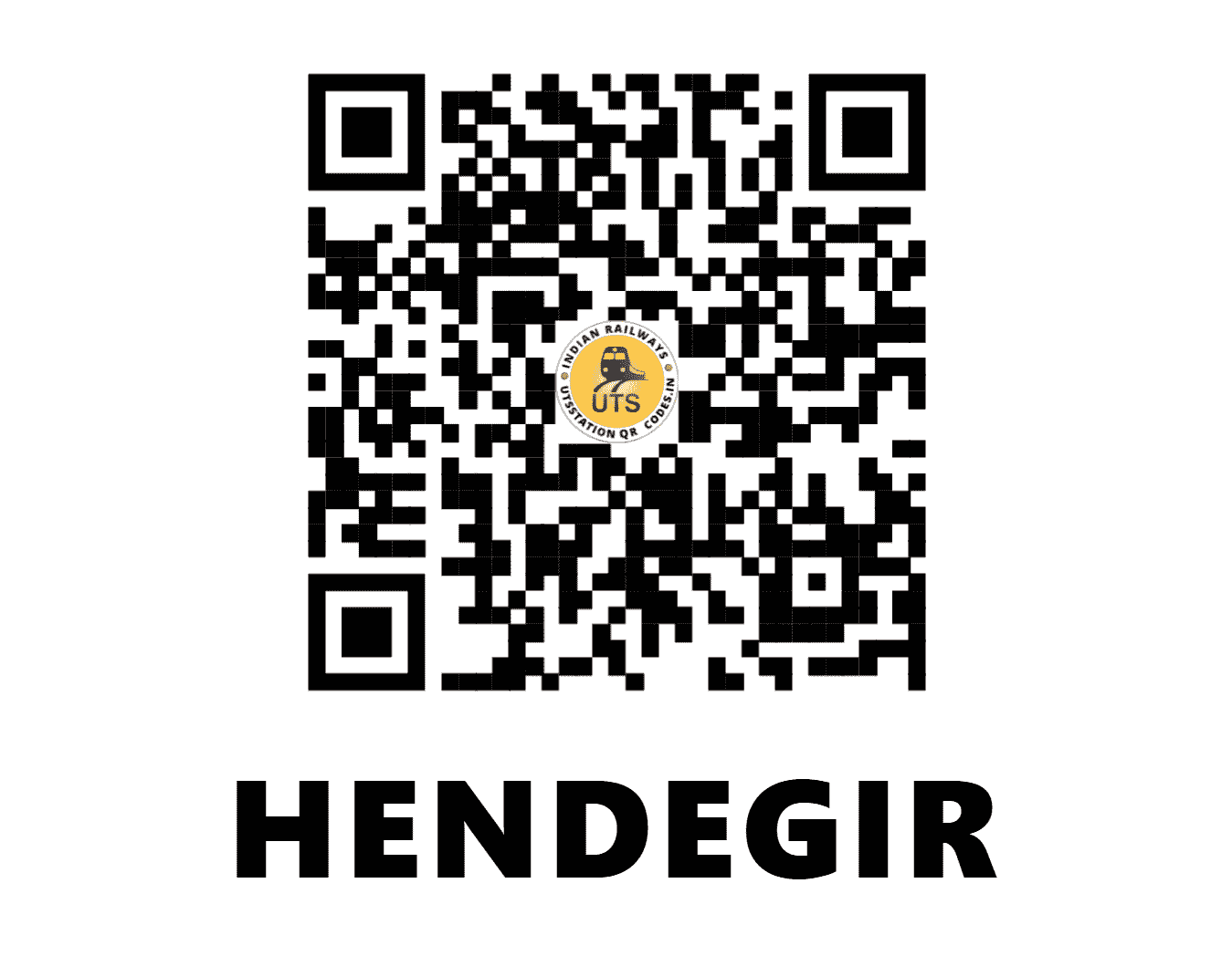 UTS QR Code for HENDEGIR - HNDR - EC (JHARKHAND)