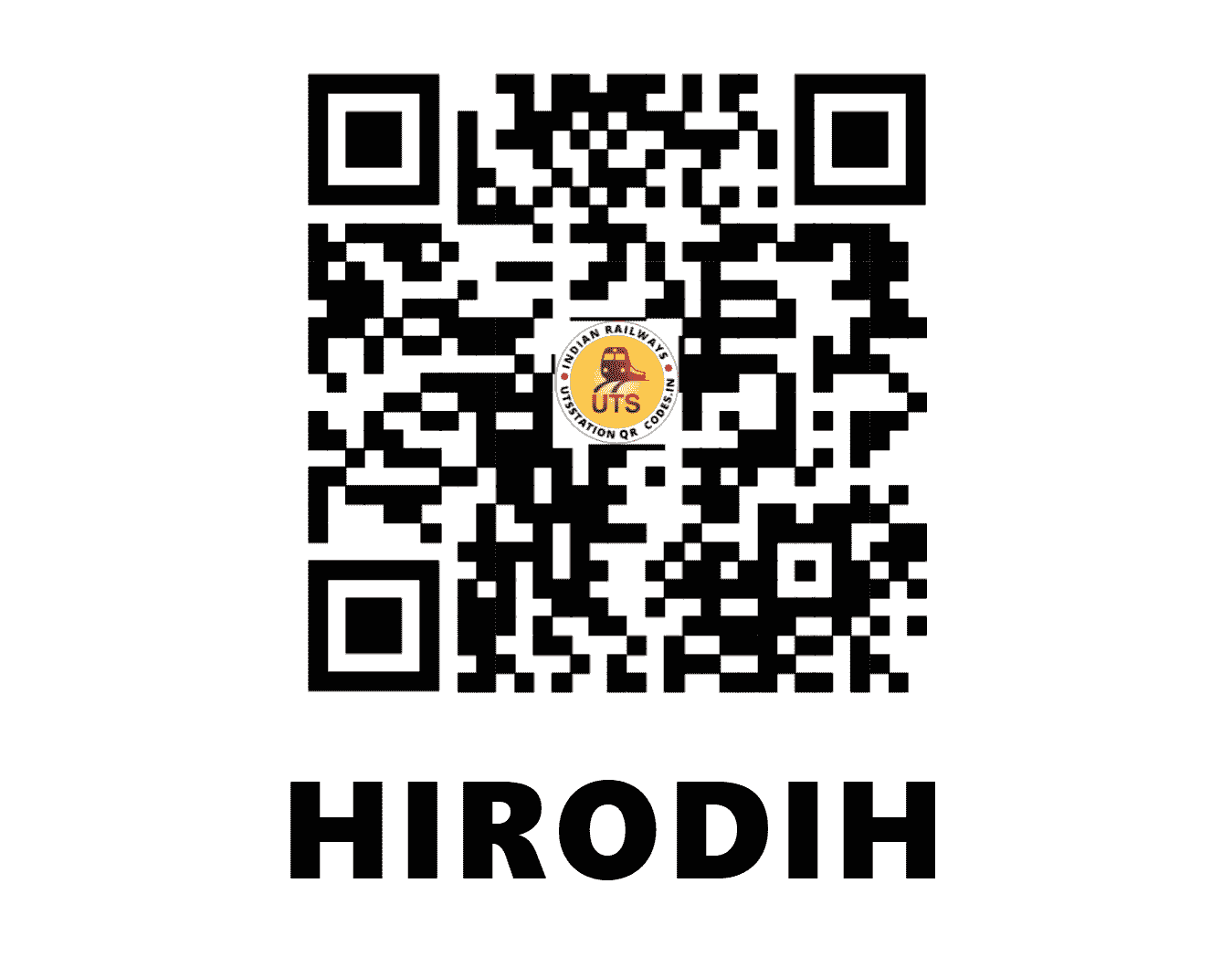UTS QR Code for HIRODIH - HRE - EC (JHARKHAND)
