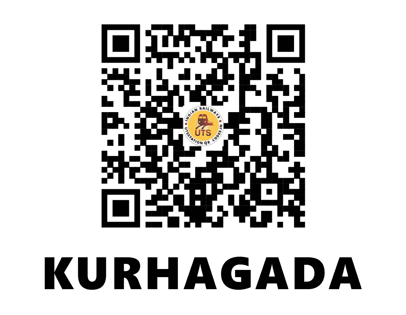 UTS QR Code for KURHAGADA - KAGA - EC (JHARKHAND)